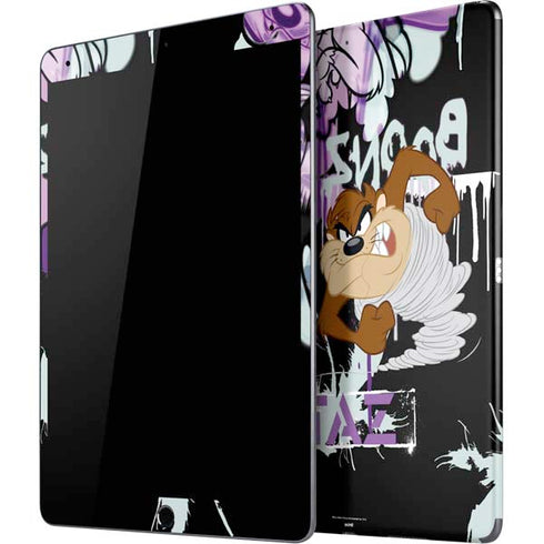 Looney Tunes Splatter Paint Tasmanian Devil iPad Skins